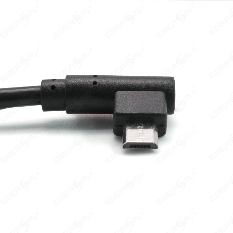 Energmix 3m Micro USB Kabel 90 Grad gewinkelt Winkelstecker_b2