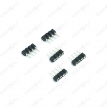 5x schwarze 4 pin Kupplung Buchse (weiblich) für LED RGB...