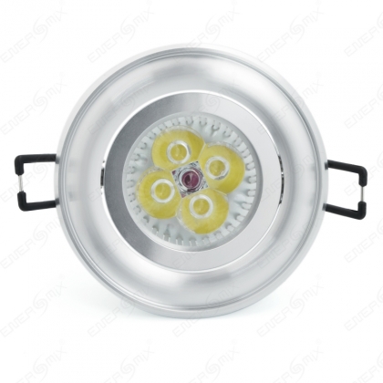 LED Einbauleuchten Set - Rahmen schwenkbar SILBER / MR16...