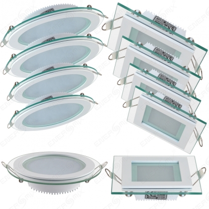 LED Panel mit Glas Rahmen