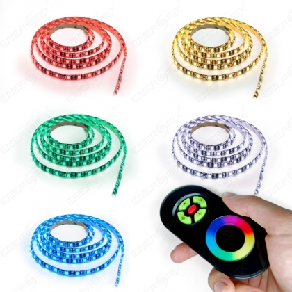 LED RGB Strip Streifen Set - 60 LED pro Meter mit Touch...