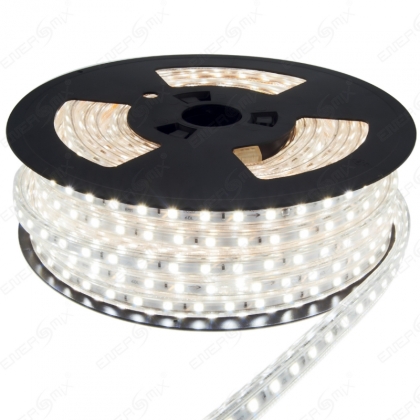 LED Strip Kaltweiß 230V mit 60x 5050 SMD pro Meter -...