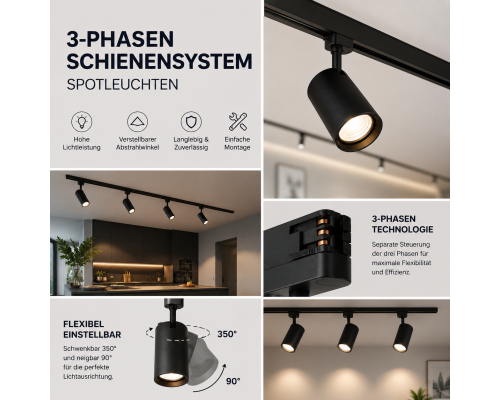 3-Phasen Schienensystem