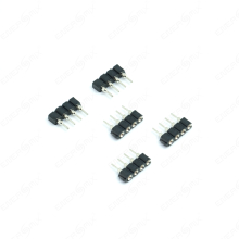 5x schwarze 4 pin Kupplung Buchse (weiblich) für LED...