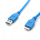 USB 3.0 HUB Verteiler SuperSpeed Adapter mit USB Kabel und Netzteil 4 Port [PC]