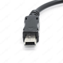 OTG Adapter Kabel USB A Buchse zu Mini USB B Stecker schwarz