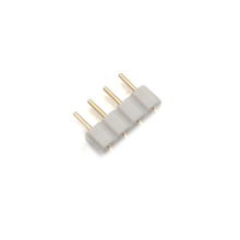 5x weiße PIN Stecker Verbindungsstecker zur...