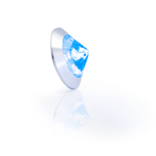 LED Einbauleuchten rund 1-3 Watt inkl. Trafo Diamant form Blau