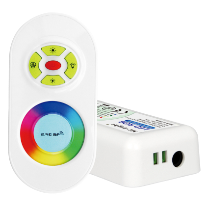 LED RGB Controller Steuergerät Dimmer  mit Touchscreen Fernbedienung 12v 24v Touch-FB-Weiß