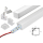 LED Alu Profil Schiene mit Alu Strip Warmweiß (Profil I)
