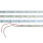LED Alu Profil Schiene mit Alu Strip Blau (Profil N)