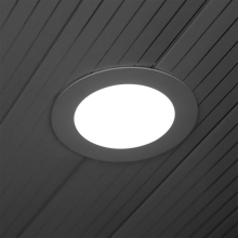 3W LED slim Einbauleuchte Deckenleuchte Einbauspot slim Panel rund Ø 8,5 cm kaltweiß