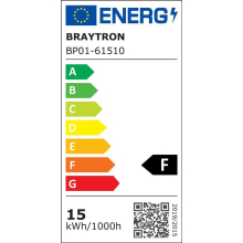 15w LED Panel Einbauleuchte Unterputz slim 1490 Lumen IP40  rund Ø 200mm Lochmaß Ø 18,5 cm Neutralweiß