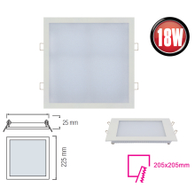 LED Panel Ultra Slim 18 Watt-eckig-Weiß Neutralweiß