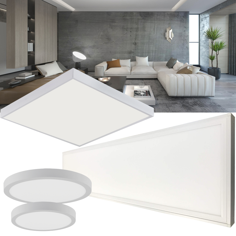 Stylehome® 12-90W LED Deckenlampe dimmbar Wandlampe Küche Wohnzimmer Rechteckig 