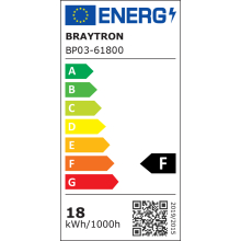 18W LED Aufputz Deckenlampe Deckenlampe Eckig 225mm Warmweiß 3000K