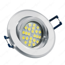 LED Einbauleuchten-Set - Rahmen Aluminium schwenkbar /...