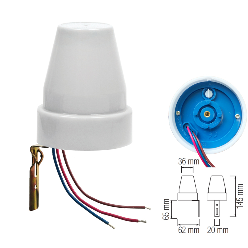 220V 10A Automatischer Lampe Dämmerungsschalter Lichtsensor Switch Wasserdicht G 