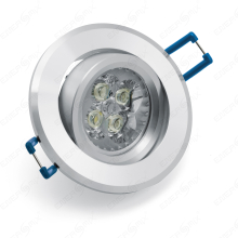 LED Einbauleuchten-Set - Rahmen Aluminium schwenkbar /...