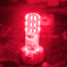 G4 LED Silikon Leuchtmittel Rot 1,5 Watt