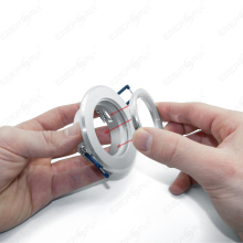 Einbauleuchte Rahmen Aluminium silber gebürstet...