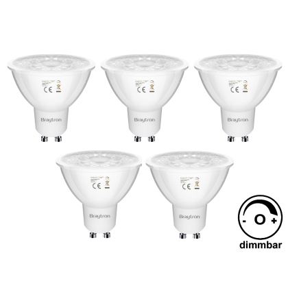 5 Stk 5w  GU10 Dimmbar LED Leuchtmittel Neutralweiß