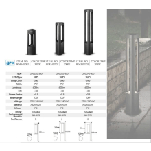 Moderne LED Wegeleuchten Stehleuchten für Garten und Hof  7 Watt Warmweiß (3000K)