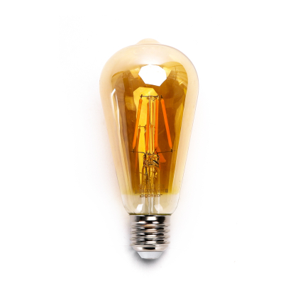 4W ST64 LED E27 Filament Leuchtmittel Retro Nostalgie Glühbirne Standard Edison Gewinde 1800K warmweiß