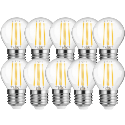 4 W E27 Mini LED Filament Leuchtmittel Birne Leuchte 430 Lumen klar Glas