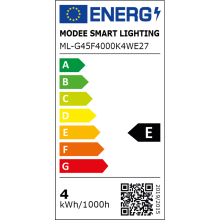 4 W E27 Mini LED Filament Leuchtmittel Birne Leuchte 430 Lumen klar Glas