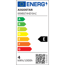 4 W E14 Filament LED Leuchtmittel Leuchte Birne Kugel 470 Lumen Eck klar Glas warmweiß 2700K