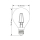 E14 4 W Filament LED Leuchtmittel Leuchte Birne Kugel 470 Lumen Eck klar Glas warmweiß (2700K)