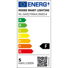 10x 5w E14 LED Leuchtmittel Birne Leuchte G45 Kugel Milchglas 450 Lumen warmweiß