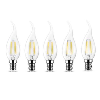 LED Leuchtmittel E14 Filament Flamme C35T 4W | 400 Lumen warmweiß (3000 K)
