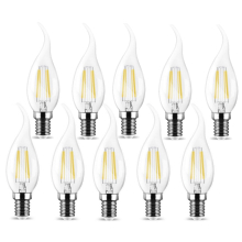 4 W LED Leuchtmittel E14 Filament Flamme C35T 400 Lumen