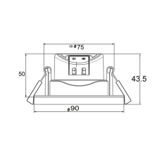 LED Einbauspot 5 Watt | rund | 380 Lumen | schwenkbar  Warmweiß 10 Stück