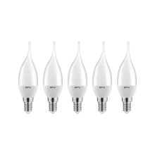 6w LED Leuchtmittel Flamme C35T|E14|Warmweiß/Neutralweiß/Kaltweiß|470-520 Lumen
