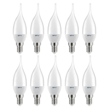 6w LED Leuchtmittel Flamme C35T|E14|Warmweiß/Neutralweiß/Kaltweiß|470-520 Lumen