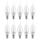 6w LED Leuchtmittel Flamme C35T|E14|Warmweiß/Neutralweiß/Kaltweiß|470-520 Lumen