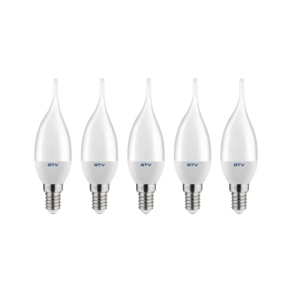 6w LED Leuchtmittel Flamme C35T|E14|Warmweiß|520 Lumen