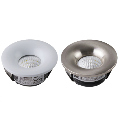 Bianca - 3 W LED Mini Spot inkl. Trafo rund Chrom/Weiß NW