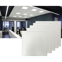 620x620 mm LED Panel Deckenleuchte Einbaupanel Ultraslim weißer Rahmen inkl. LED Trafo