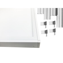 62x62 LED Slim Panel Aufbaurahmen zur Aufputzmontage für 62x62 Panel ink.bau Elemente