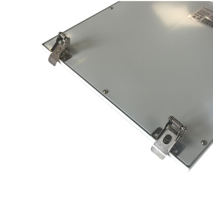 295x295 mm LED Panel Deckenleuchte Einbaupanel Ultraslim weißer Rahmen inkl. Klemmhalterung