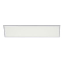 120x30 cm LED Panel Deckenleuchte Einbaupanel Ultraslim weißer Rahmen inkl. LED Trafo