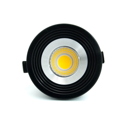 Mini LED Spot LED Einbauleuchte 3 Watt inkl. Trafo schwarz-silber Warmweiß