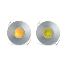 Mini LED Einbauleuchte Minispot 3 Watt inkl. Trafo Silber Warmweiß