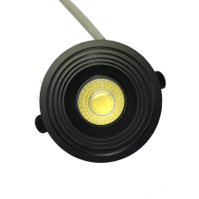 LED 3w Einbauleuchte COB LED Spot  Schwarzer Rahmen Warmweiß