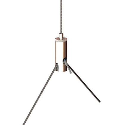 Hängeseil Seilsystem Seilabhängung Befestigung Halterung  für LED Panel Deckenleuchten Lampe