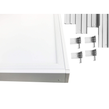 Aufputz LED Panel Quadrat 40 Watt-Eckig 120x30 cm inkl. Rahmen